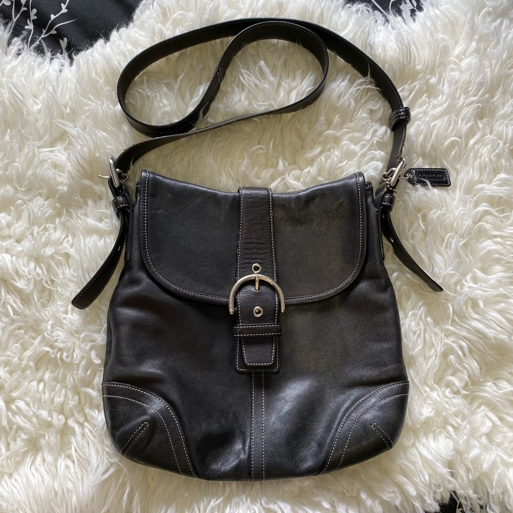 Leather Coach Crossbody Purse